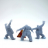 Mane Demons (1 inch/25 mm base, 1 inch/28 mm height miniatures) - 3 versions image