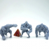 Barlgura Demons (1 inch/25 mm base, 1.25+ inch/36 mm height miniatures) - 3 versions image