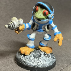 Picture of print of Space Frog - February
