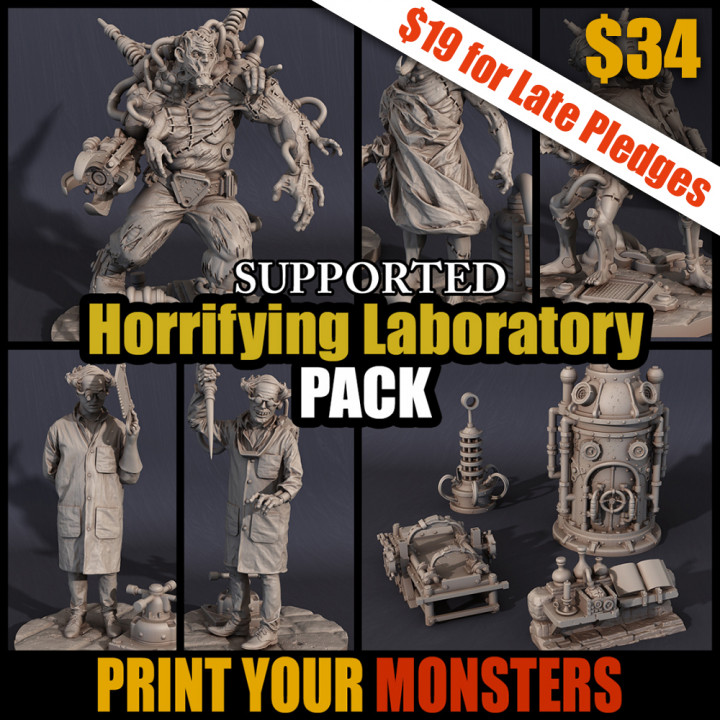 HORRIFYING LABORATORY PACK (ADD-ON) (Non-backers)'s Cover