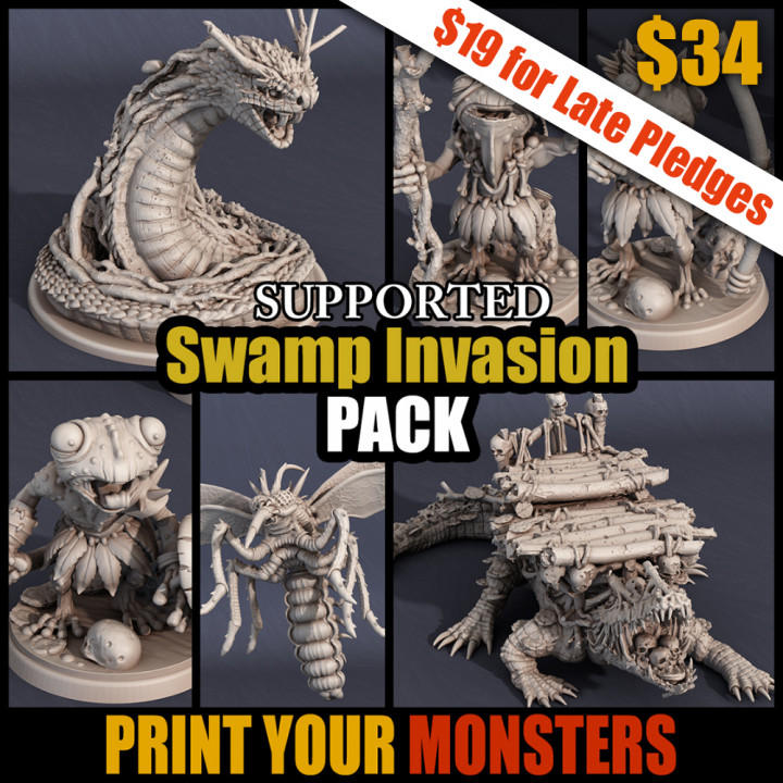 SWAMP INVASION PACK (ADD-ON) (Non-backers)'s Cover