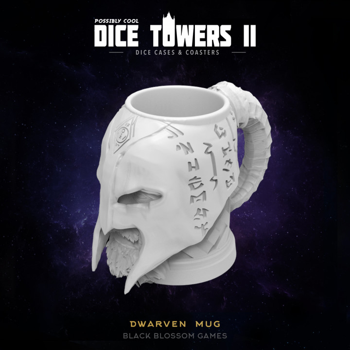 MU03 Dwarven Mug :: Possibly Cool Dice Tower 2's Cover