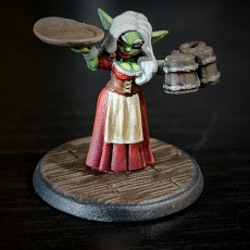 Picture of print of Bella the Goblin Waitress