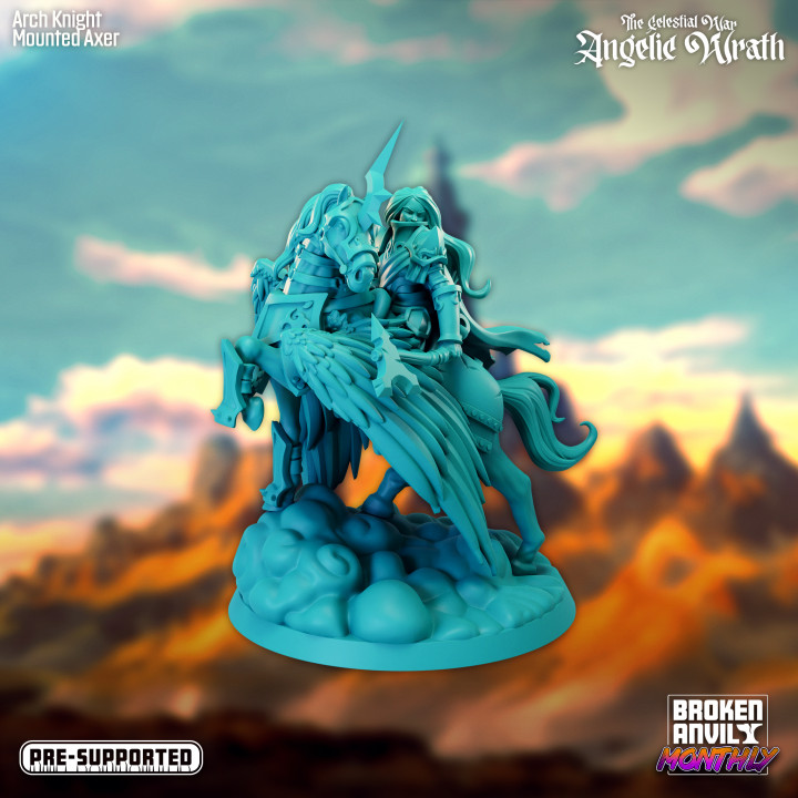 $5.00The Celestial War: Angelic Wrath - Arch Knight Mounted Axer