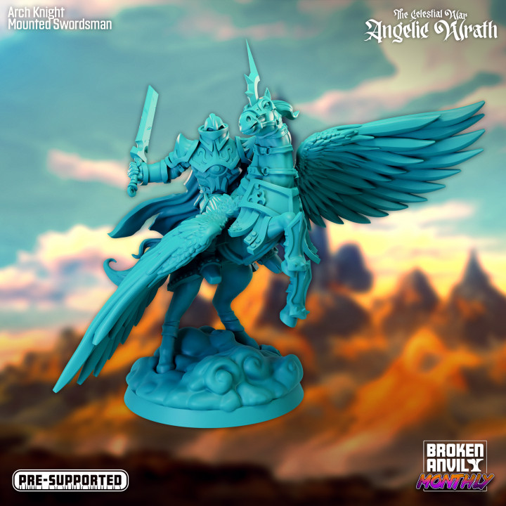 $5.00The Celestial War: Angelic Wrath - Arch Knight Mounted Swordsman