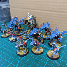 Picture of print of Fantasy Football Lizardmen team - Presupported