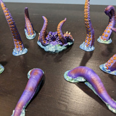 Picture of print of Breaching Kraken [SUPPORT-FREE]