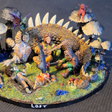 Picture of print of Lost in the Mushroom Forest - diorama