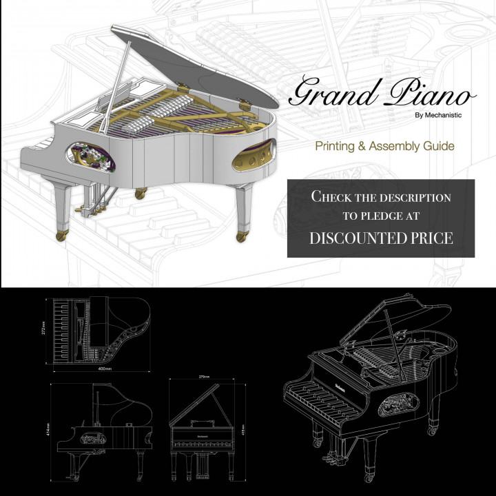 Grand Piano - Assembly Guide (PDF Only)