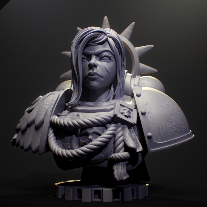 $5.00Female Space Commander Bust