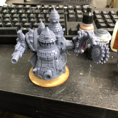 Picture of print of Retro Space Orc Collossobots (8mm - 10mm scale)