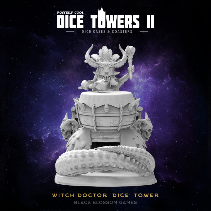 DT06 The Witch Doctor Dice Tower :: Possibly Cool Dice Tower 2's Cover