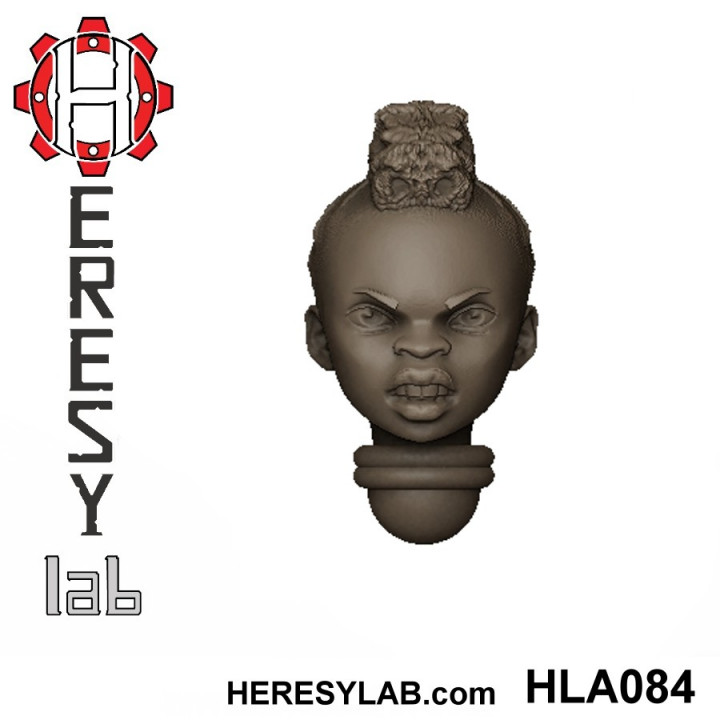 $5.00Heresylab - Female Sci-Fi heads for conversions SET 5 of 21