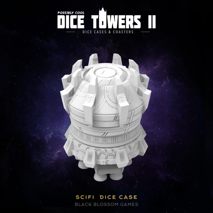 DC25 Scifi Dice Case Box :: Possibly Cool Dice Tower 2's Cover