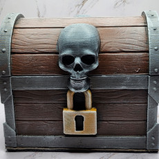 Picture of print of DC26 Pirate Chest Dice Case Box :: Possibly Cool Dice Tower 2