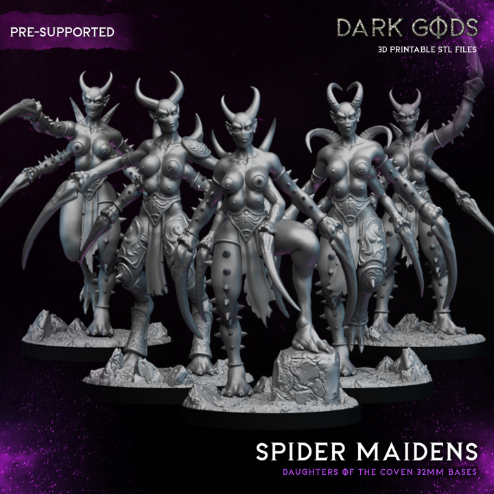 Spider Maidens - Dark Gods's Cover