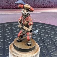Picture of print of Weasel Witch Hunter Hand Mortar2 Hat