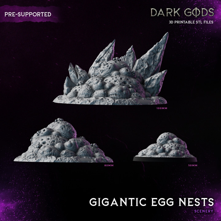 Gigantic Egg Nests - Dark Gods's Cover
