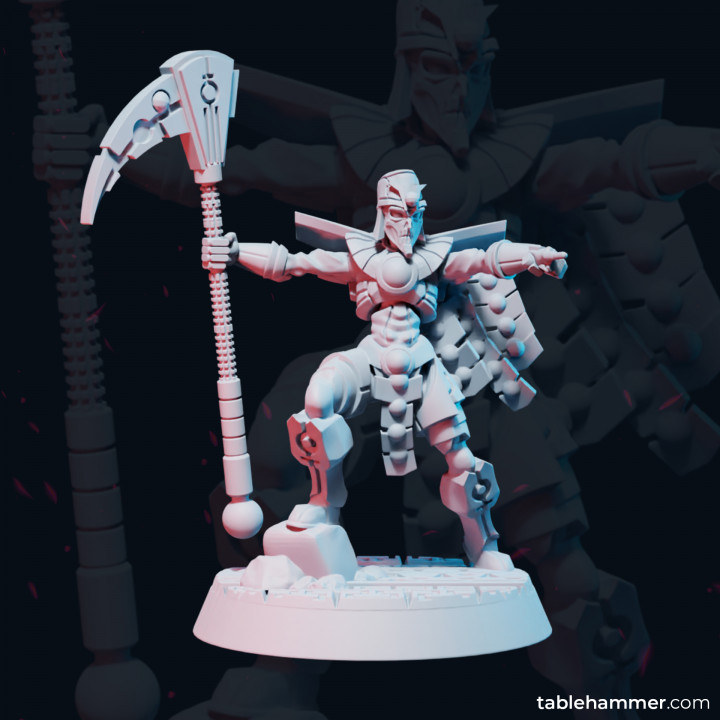 Necroyd Tomb Lord – Leader with scythe and pointing arm's Cover