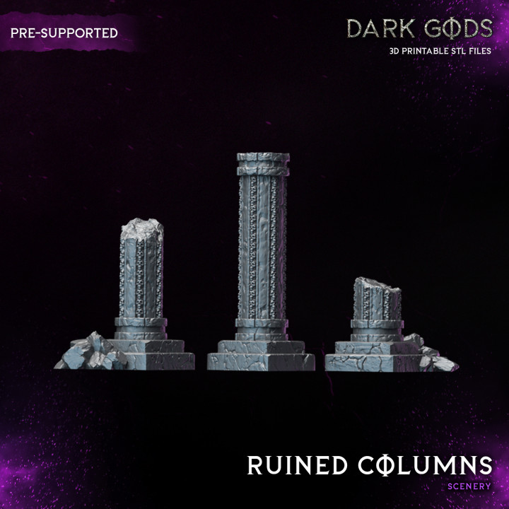 Ruined Columns - Dark Gods's Cover