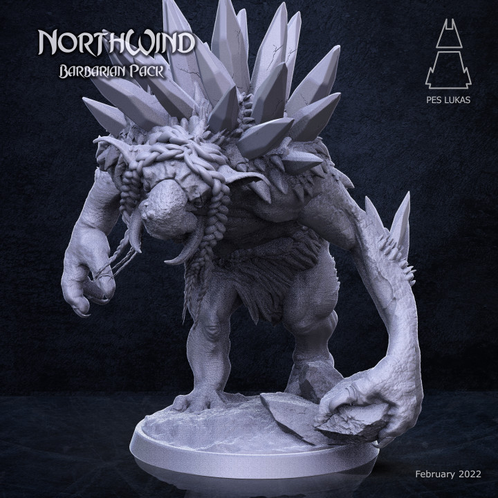 3D Printable Ice Troll by Pes Lukas