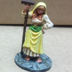 Picture of print of Agnes (female dyer) - 32mm - DnD