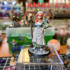 Picture of print of Agnes (female dyer) - 32mm - DnD