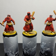 Picture of print of Night’s Cult Rioters (3 unique miniatures) – 3D printable miniature – STL file