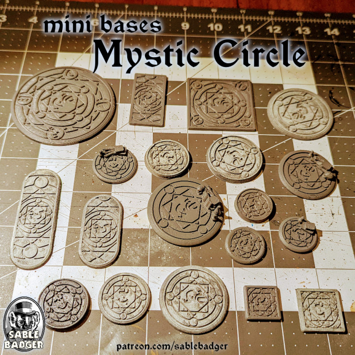 $3.99Mini Bases - Mystic Circles