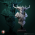 Tarniel wood elf king bust pre-supported image