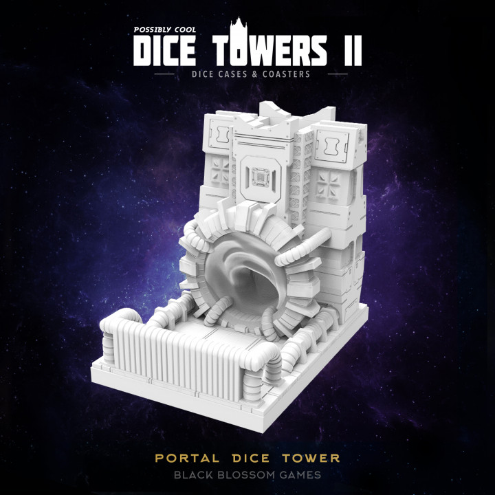 DT14 Scifi Portal Dice Tower :: Possibly Cool Dice Tower 2's Cover