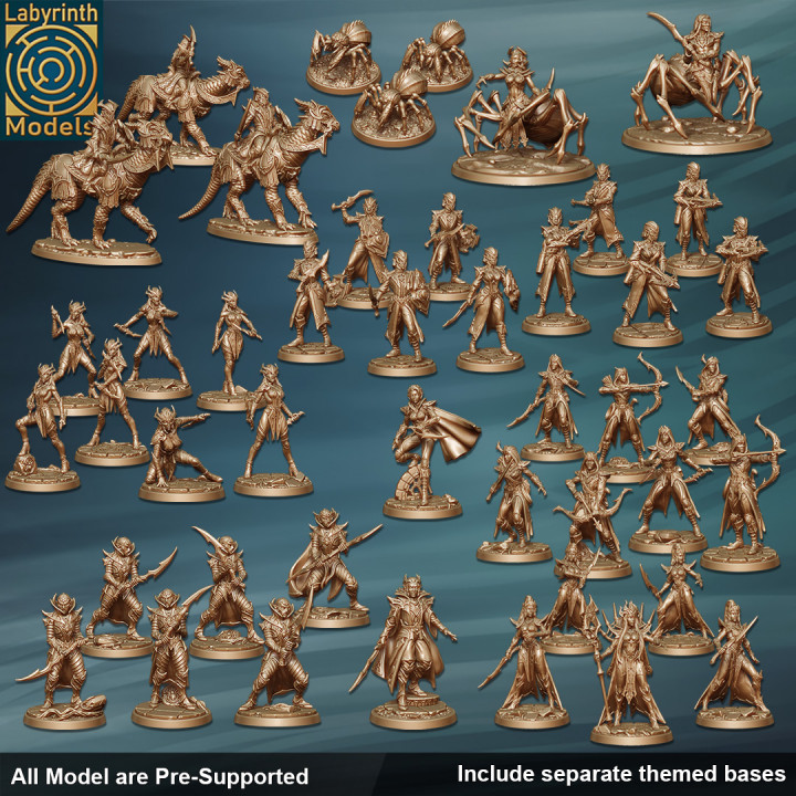 $60.00Dark Elves / Drow Collection - 32mm scale