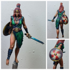 Picture of print of Kyrene - Warrior version