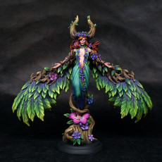 Picture of print of Tarnia wood elf queen 32 mm and 75mm pre-supported