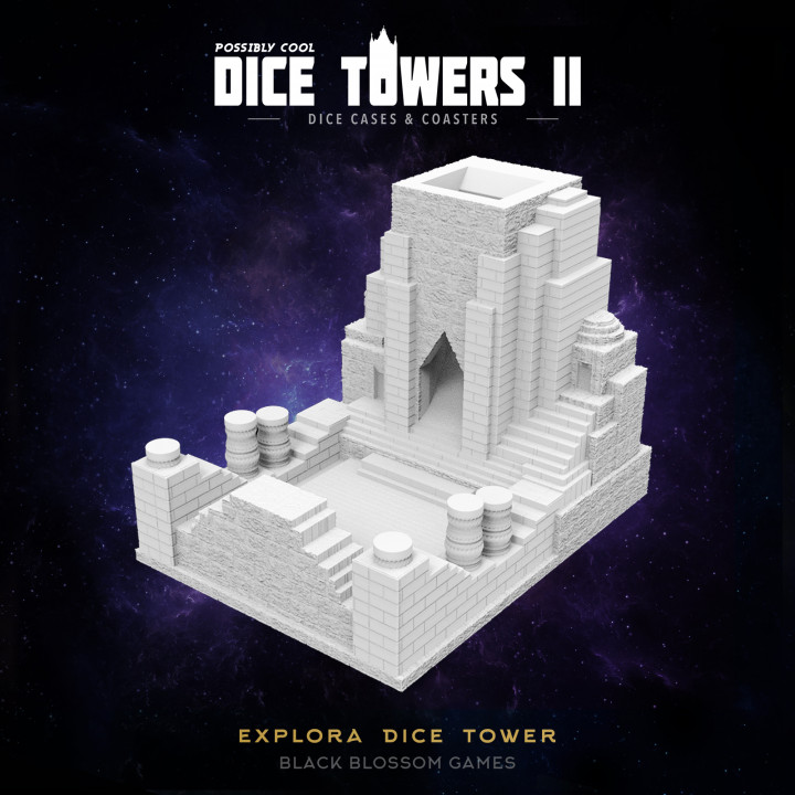 DT16 Explora Dice Tower :: Possibly Cool Dice Tower 2's Cover