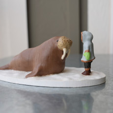 Picture of print of Walrus