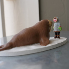 Picture of print of Walrus