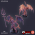 Draconic Demon Green Trident / Demonic Encounter / Winged Devil Dragonborn image