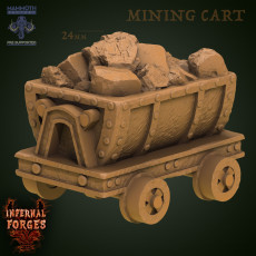 D&D, Warhammer, Necromunda Mine cart track and entrance resin miniatures 
