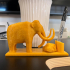 Mammoth pen holder print image