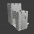Medieval gate w. square tower - Modular Castle System image