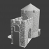 Medieval gate w. round tower - Modular castle model image