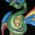 Couatl Winged Serpent- Presupported print image