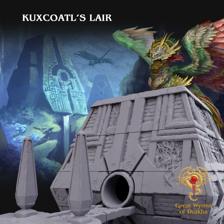 $8.00Kux's Lair - Massive Lairs from Dragons of the Red Moon