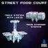 Street Food Court - Scenery Kit - Night Market Collection image