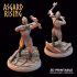 VIKINGS - Female Archers Ax Throwers Modular Warband Presupported image