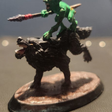 Picture of print of Goblin Wolf Rider B