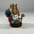 Owlkin Travelling Merchant Miniature - Pre-Supported print image