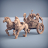 Minoc Chariots - 4 Modular Riders and Horses - Order of the Labyrinth image