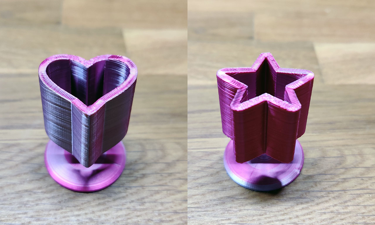 3D Printed Double Heart Illusion 